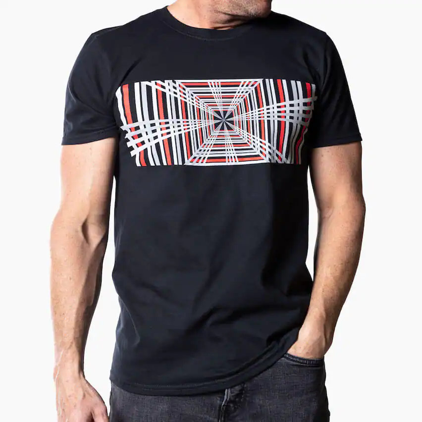 Camiseta Plaid Mode para hombre