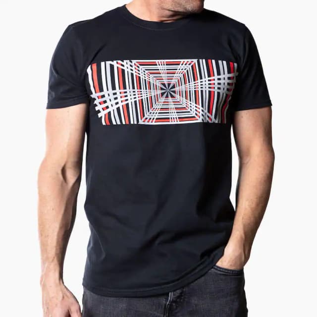 Camiseta Plaid Mode para hombre