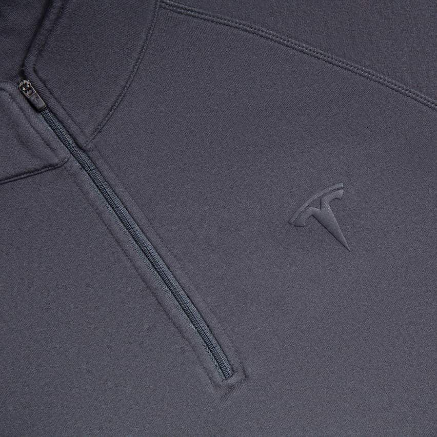 Pullover Chill con media cremallera para hombre — Gris