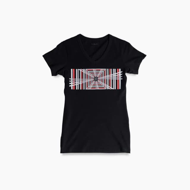 Camiseta Plaid Mode para mujer