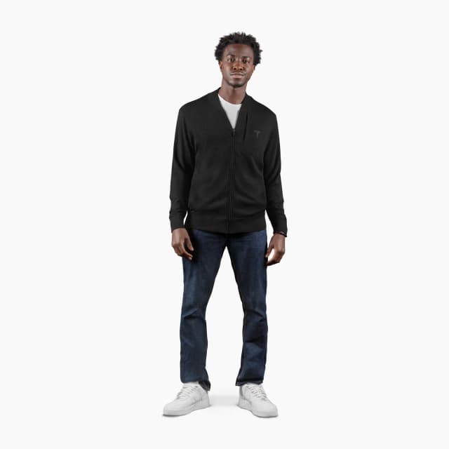Cazadora bomber ligera con cremallera Raven para hombre